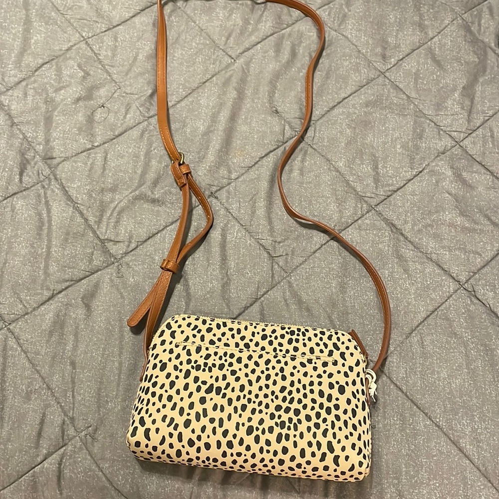Leopard print purse